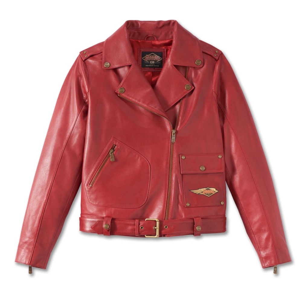 Women’s Harley Davidson 120 anniversary jacket 
Size medium 
Never worn